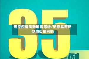 汤原疫情风险地区等级/汤原县有新型肺炎病例吗