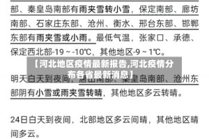 【河北地区疫情最新报告,河北疫情分布各省最新消息】