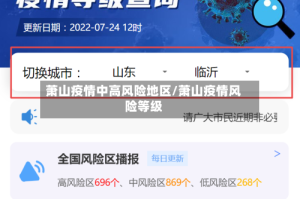 萧山疫情中高风险地区/萧山疫情风险等级