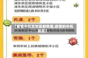 【疫情中风险地区都有哪,疫情的中风险区】