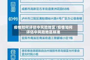 疫情如何评估中风险地区/疫情如何评估中风险地区标准