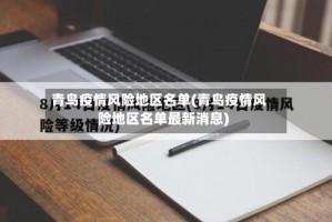 青鸟疫情风险地区名单(青鸟疫情风险地区名单最新消息)