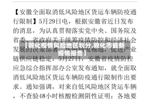 【敦化疫情风险地区划分,敦化市最新疫情报告】