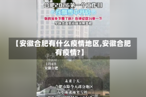 【安徽合肥有什么疫情地区,安徽合肥有疫情?】