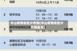 中山疫情地区分布图(中山疫情地区分布图最新)