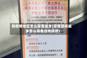 到疫情地区怎么报备返乡(疫情期间返乡怎么报备当地政府)