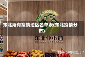 东北所有疫情地区名单表(东北疫情分布)