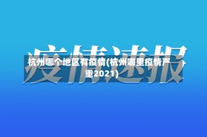 杭州哪个地区有疫情(杭州哪里疫情严重2021)