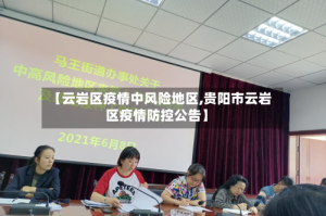 【云岩区疫情中风险地区,贵阳市云岩区疫情防控公告】