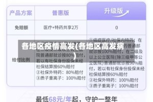 各地区疫情高发(各地区高发病)