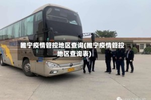 睢宁疫情管控地区查询(睢宁疫情管控地区查询表)