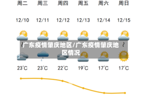 广东疫情肇庆地区/广东疫情肇庆地区情况