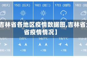 【吉林省各地区疫情数据图,吉林省全省疫情情况】