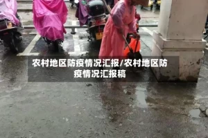 农村地区防疫情况汇报/农村地区防疫情况汇报稿