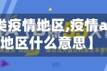【全国ab类疫情地区,疫情a类b类c类地区什么意思】