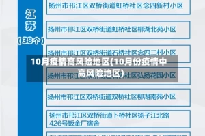 10月疫情高风险地区(10月份疫情中高风险地区)