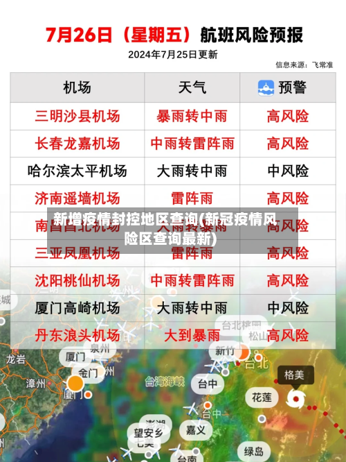 新增疫情封控地区查询(新冠疫情风险区查询最新)-第1张图片