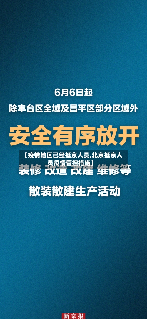 【疫情地区已经抵京人员,北京抵京人员疫情管控措施】-第1张图片