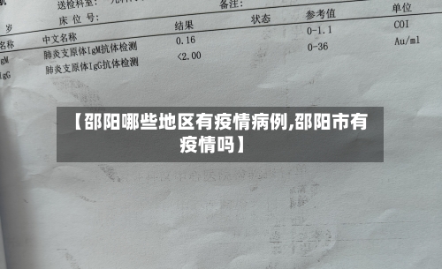 【邵阳哪些地区有疫情病例,邵阳市有疫情吗】-第1张图片