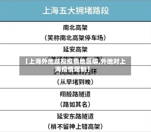 【上海外地歧视疫情地区嘛,外地对上海疫情限制】-第3张图片