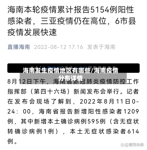 海南发生疫情地区有哪些/海南疫情分布详情-第3张图片