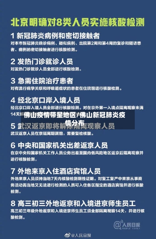 佛山疫情带星地区/佛山新冠肺炎疫情分布-第1张图片