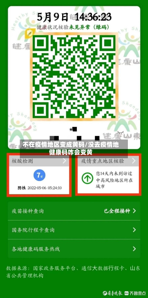 不在疫情地区变成黄码/没去疫情地健康码咋会变黄-第2张图片