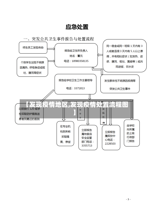 【发现疫情地区,发现疫情处置流程图】-第2张图片