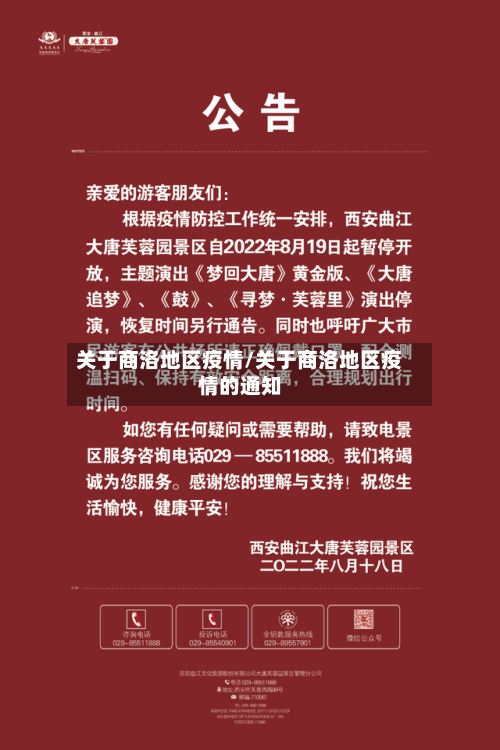 关于商洛地区疫情/关于商洛地区疫情的通知-第1张图片