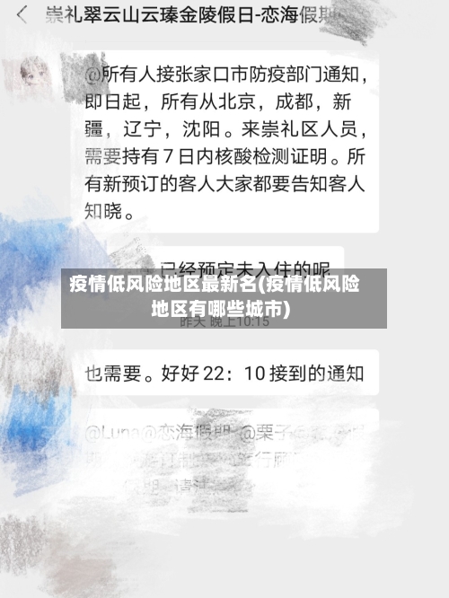 疫情低风险地区最新名(疫情低风险地区有哪些城市)-第1张图片