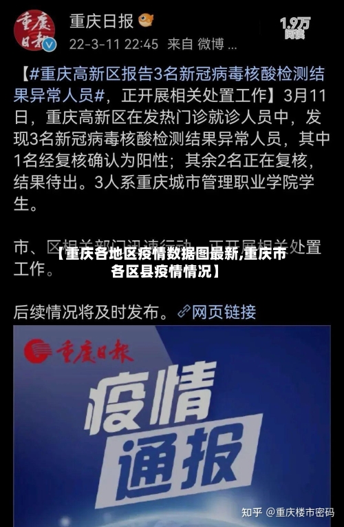【重庆各地区疫情数据图最新,重庆市各区县疫情情况】-第3张图片