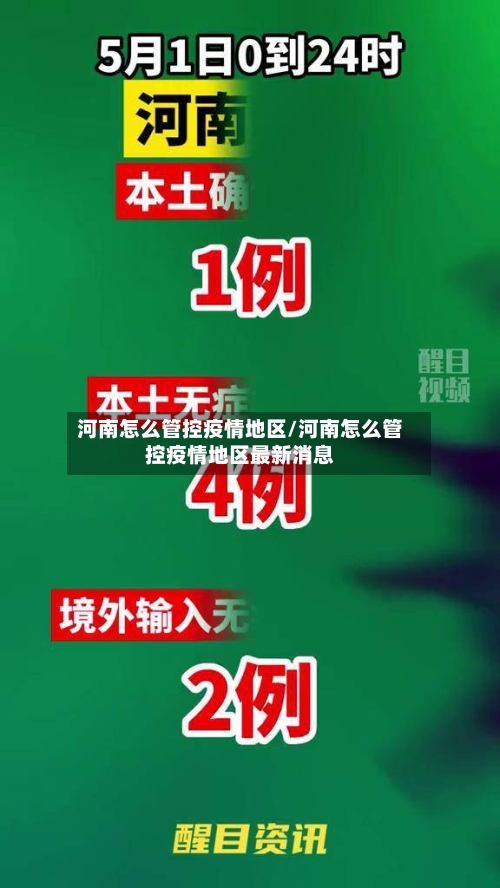 河南怎么管控疫情地区/河南怎么管控疫情地区最新消息-第1张图片