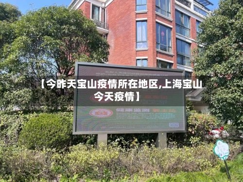 【今昨天宝山疫情所在地区,上海宝山今天疫情】-第3张图片