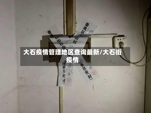 大石疫情管理地区查询最新/大石街疫情-第3张图片