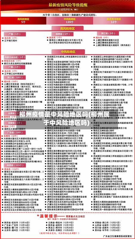 柳州疫情是中风险地区吗(柳州属于中风险地区吗)-第1张图片