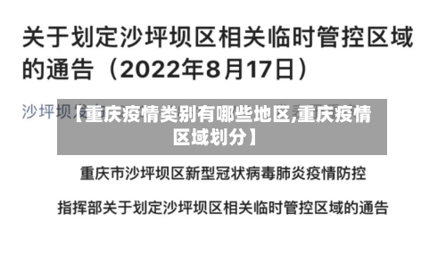 【重庆疫情类别有哪些地区,重庆疫情区域划分】-第2张图片