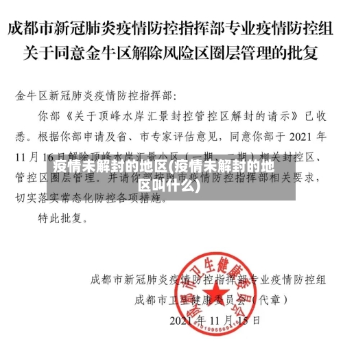 疫情未解封的地区(疫情未解封的地区叫什么)-第2张图片