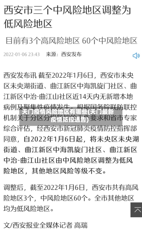 天门疫情风险地区有哪些(天门最新疫情防控通告)-第2张图片