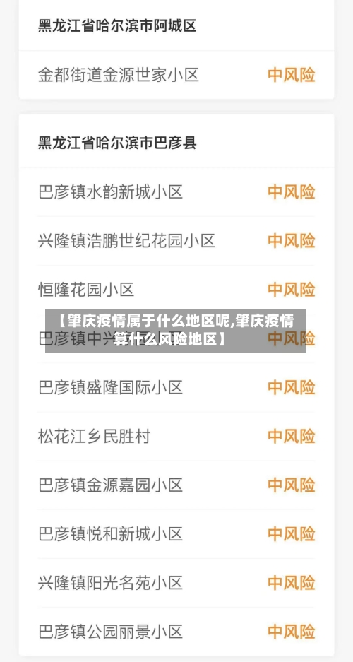 【肇庆疫情属于什么地区呢,肇庆疫情算什么风险地区】-第1张图片