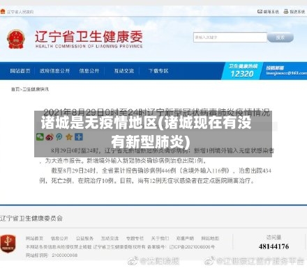 诸城是无疫情地区(诸城现在有没有新型肺炎)-第1张图片