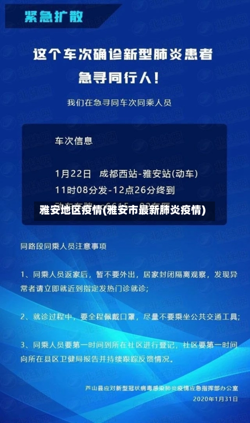雅安地区疫情(雅安市最新肺炎疫情)-第1张图片