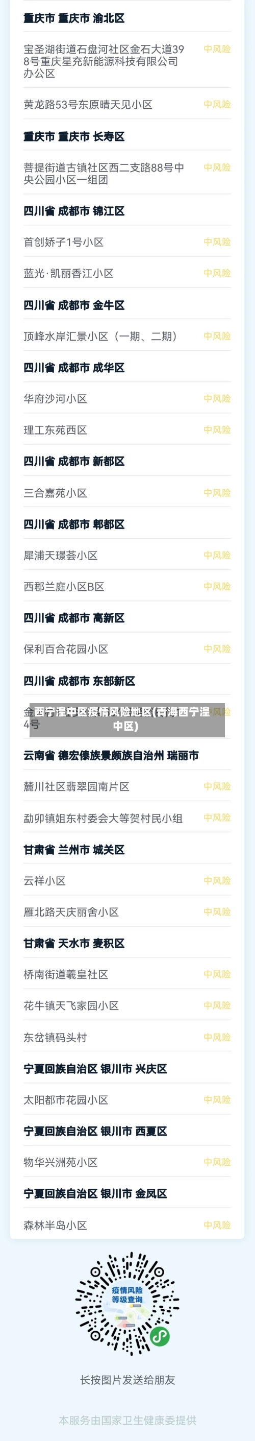 西宁湟中区疫情风险地区(青海西宁湟中区)-第3张图片