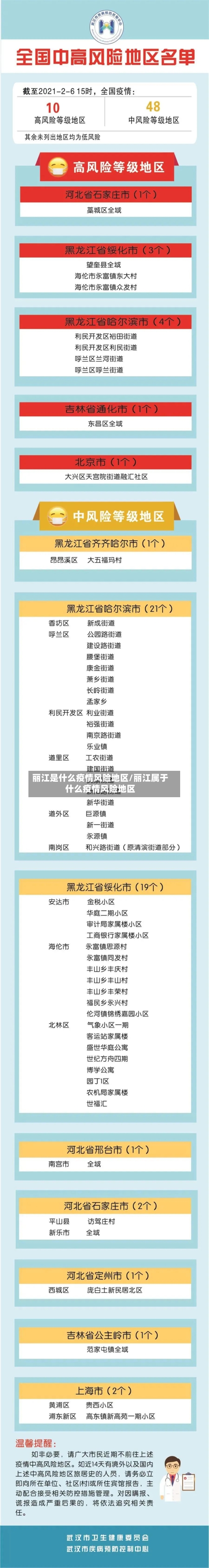 丽江是什么疫情风险地区/丽江属于什么疫情风险地区-第1张图片