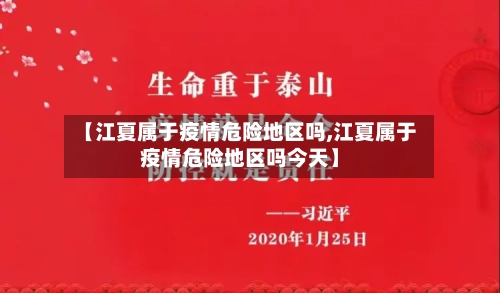 【江夏属于疫情危险地区吗,江夏属于疫情危险地区吗今天】-第2张图片