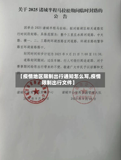 【疫情地区限制出行通知怎么写,疫情限制出行文件】-第3张图片