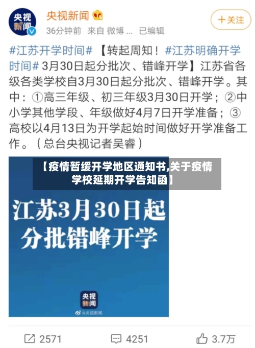 【疫情暂缓开学地区通知书,关于疫情学校延期开学告知函】-第3张图片