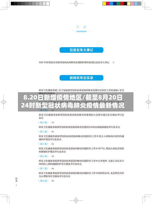 8.20日新增疫情地区/截至8月20日24时新型冠状病毒肺炎疫情最新情况-第3张图片