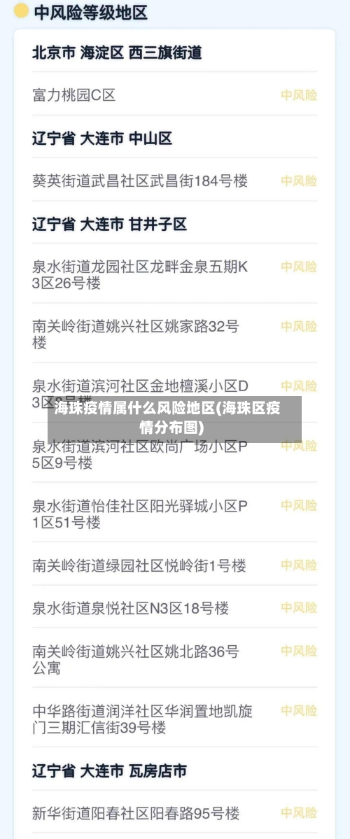 海珠疫情属什么风险地区(海珠区疫情分布图)-第2张图片