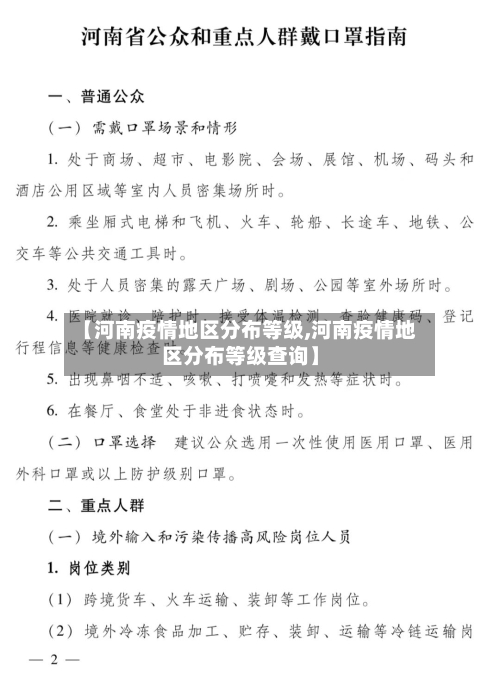 【河南疫情地区分布等级,河南疫情地区分布等级查询】-第2张图片